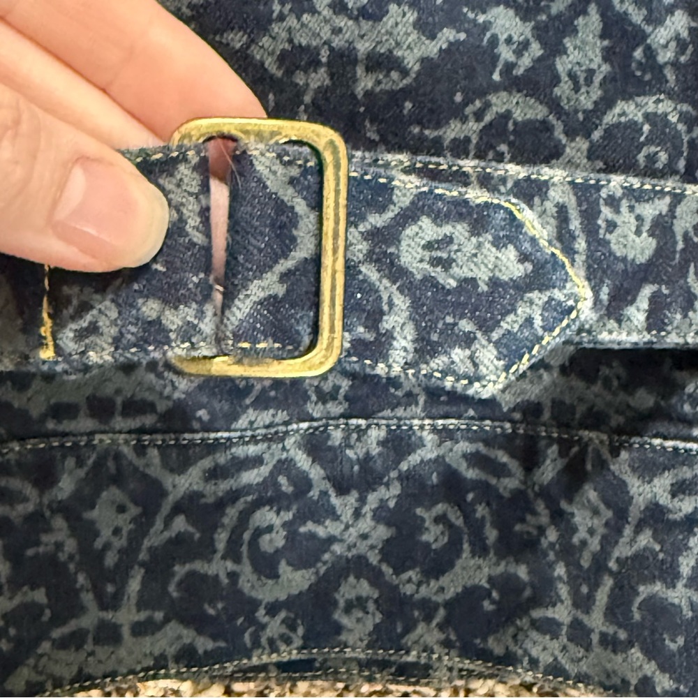 NWT Jones New York Sport Paisley Print Denim Y2K Jacket Womens Small Stretch VTG - Picture 12 of 12